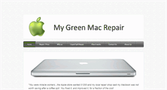 Desktop Screenshot of mygreenmacrepair.com